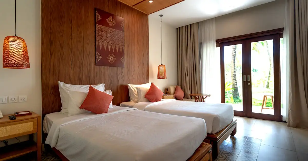 Beige bedden